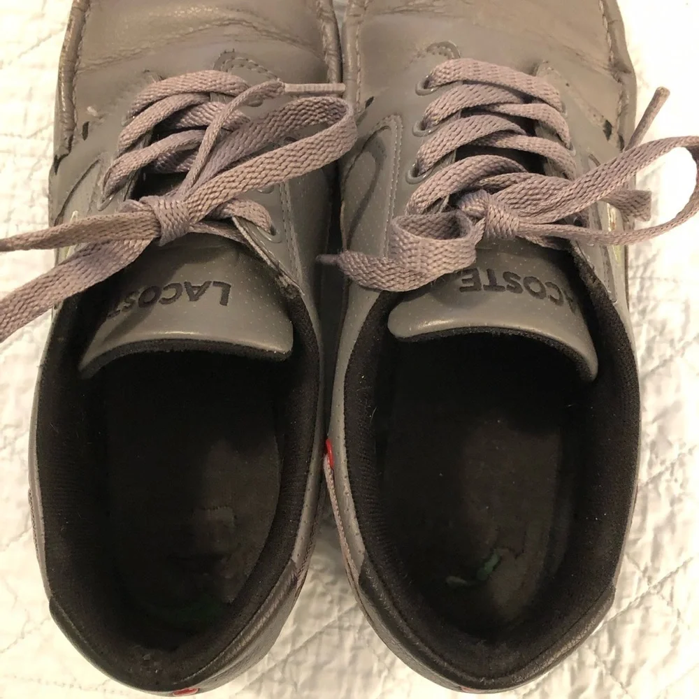 Lacoste Dreyfus leather boat shoe sneaker. Size 8.5.